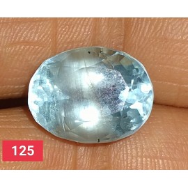 13.20 CT Natural Aquamarine Certified Gemstone Afghanistan