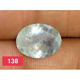 3.55 CT Natural Aquamarine Certified Gemstone Afghanistan