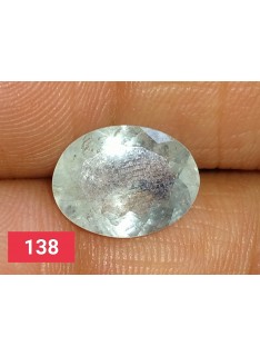 3.55 CT Natural Aquamarine Certified Gemstone Afghanistan