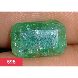 2 CT Buy Natural Real Genuine Certified Emerald Zambia 595
