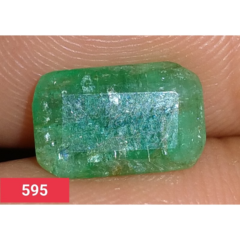 2 CT Buy Natural Real Genuine Certified Emerald Zambia 595