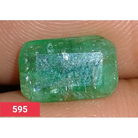 2 CT Buy Natural Real Genuine Certified Emerald Zambia 595