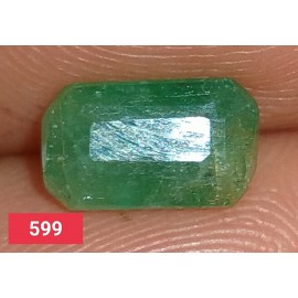 1.30  CT Buy Natural Real Genuine Certified Emerald Zambia 599