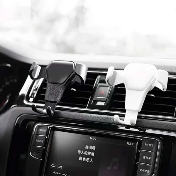 Universal Gravity Auto Phone Holder Car Air Vent Clip Mount Mobile Phone Holder CellPhone Stand Support For iPhone For Samsung - Image 6