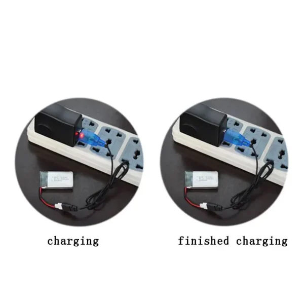 1Pc 3.7V 400mA NiMh/NiCd Battery USB Charger Packs SM 2P Forward Plug Electric Toy USB Charging Cable - Image 6