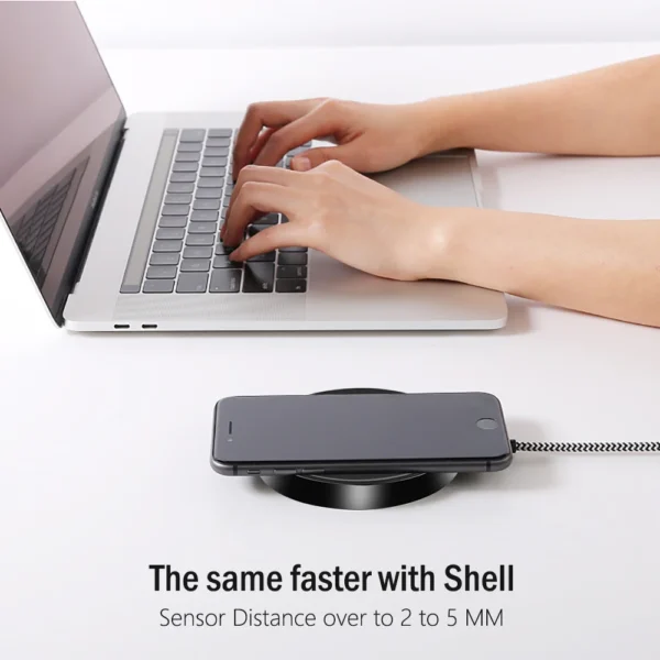 5W Wireless Charger Pad Stand for iPhone 14 13 12 11 Pro X 8 Samsung Xiaomi Phone Chargers Induction Fast Charging Dock Station - Image 2