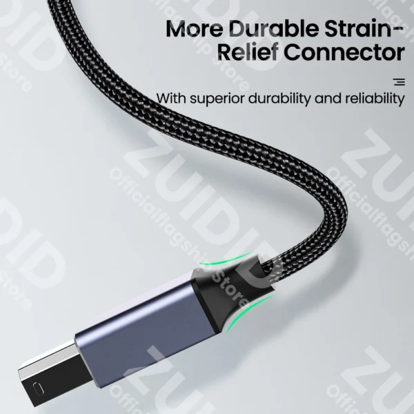 USB Type-C to USB Type B 2.0 Cable for New MacBook Pro HP Canon Brother Epson Dell Samsung Printer Type C Printer Scanner Cord - Image 4