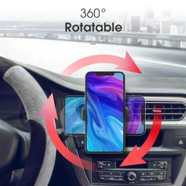 Car Air Outlet Mount Clip Interior Car Phone Holder Universal Mobile Holder ABS Car Mount Phone Support Mobile Phone Holder - Image 4