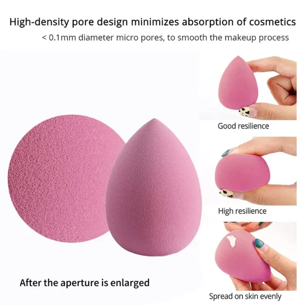 4/8pcs Makeup Sponge Blender Beauty Egg Cosmetic Puff Soft Foundation Sponges Powder Puff Women Make Up Accessories Beauty Tools - Image 4