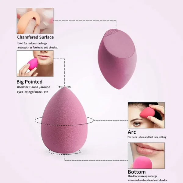 4/8pcs Makeup Sponge Blender Beauty Egg Cosmetic Puff Soft Foundation Sponges Powder Puff Women Make Up Accessories Beauty Tools - Image 6