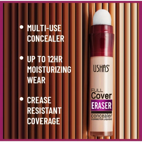 USHAS 12color Sponge Head Concealer For Dark Circles Tears Freckles Corrector Acne High-end Makeup Natural Skin Makeup Cosmetics - Image 6