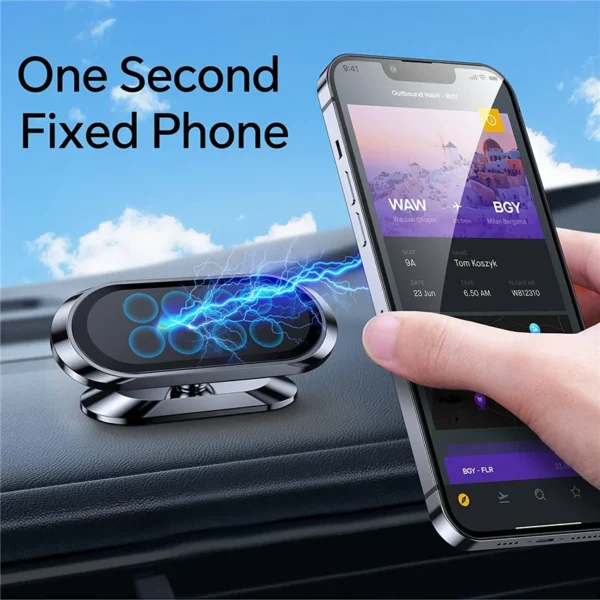 Magnetic Car Phone Holder Stand Mobile Cell Air Vent Magnet Mount GPS Support in Car For iPhone 15 14 13 X Xiaomi Samsung Huawei - Image 2