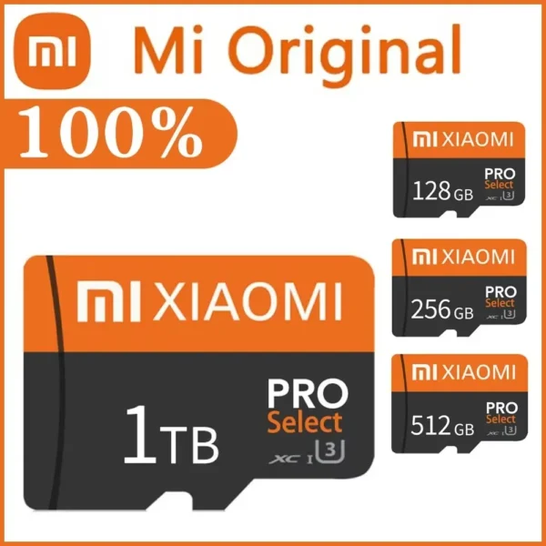 Original Xiaomi 2TB Micro TF SD Card Memory Card TF/SD 128GB 256GB 512GB 1TB Mini Memory Card Class 10 For Camera/Phone 2025 NEW