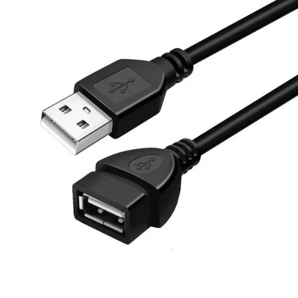 USB 2.0 Cable Extension Cable 0.6m/1m/1.5m Wired Data Transmission Line Ultra-High-Speed Display Projector Data Extension Cable - Image 2