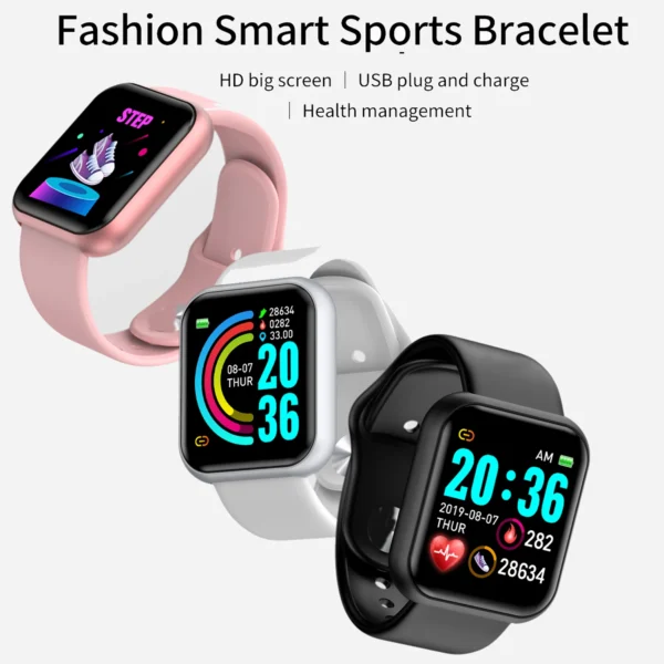 Smart Watch For Women Men Wristwatch Bluetooth Connected Phone Player Music Fitness Sport Bracelet Sleep Monitor Digital Watches - Image 3