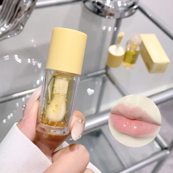 Water Light Lip Gloss Moisturizer Transparent Jelly Mirror Fruit Crystal Lip Oil Clear Hydrating Plumping Korean Lip Care Makeup - Image 3