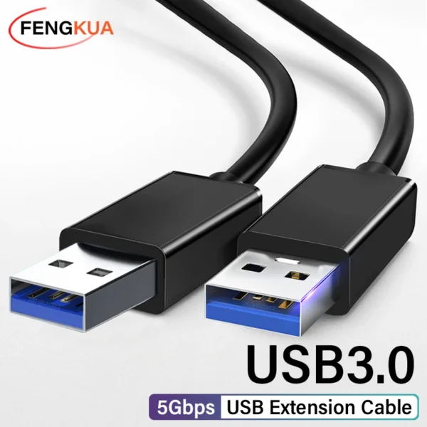 USB 3.0 Extension Cable USB Male to Male 5Gbps Fast Transmission Data Cable USB3.0 For Computer Laptop to Mobile Hard Drive TV - Image 6