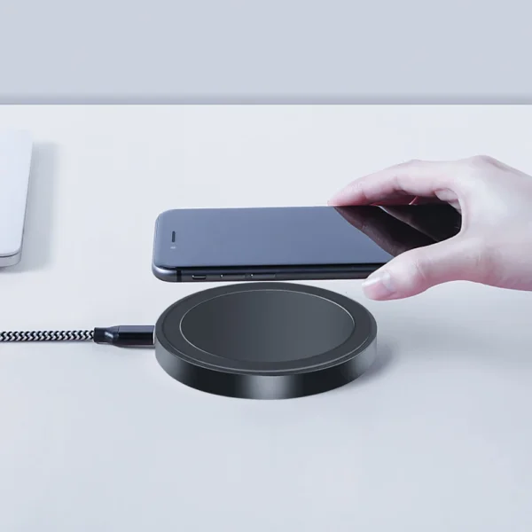 5W Wireless Charger Pad Stand for iPhone 14 13 12 11 Pro X 8 Samsung Xiaomi Phone Chargers Induction Fast Charging Dock Station - Image 3