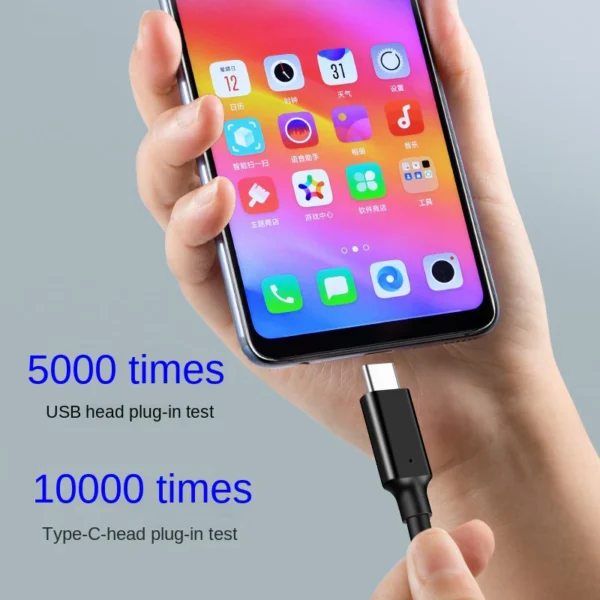 USB3.2 10Gbps Type C Cable USB A to Type-C 3.2 Gen2 Cable Data Transfer USB C SSD Hard Disk Cable 3A PD 60W QC 3.0 Fast Charging - Image 4