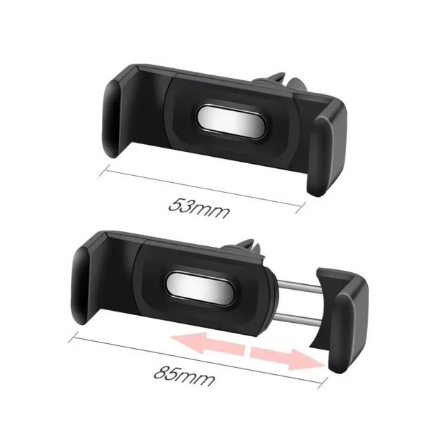 Car Air Outlet Mount Clip Interior Car Phone Holder Universal Mobile Holder ABS Car Mount Phone Support Mobile Phone Holder - Image 5