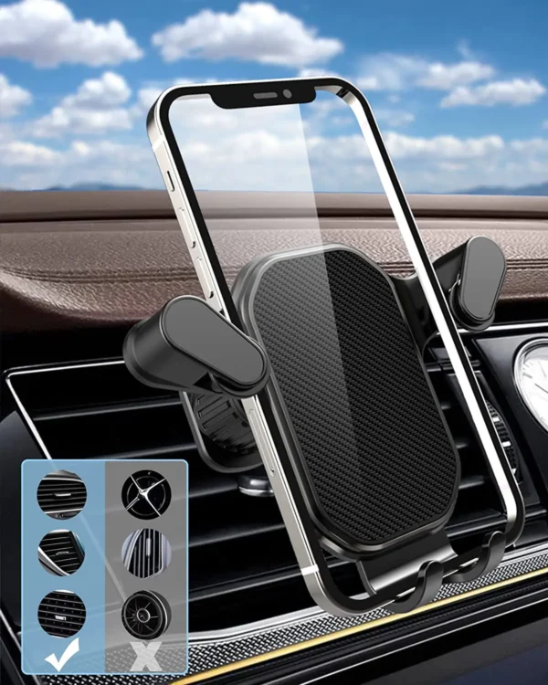 Universal Car Hook Base Phone Holder for Car Air Vent Dashboard Mobile Phone Navigation Bracket Anti-drop Phone Car Stand Holder - Image 4