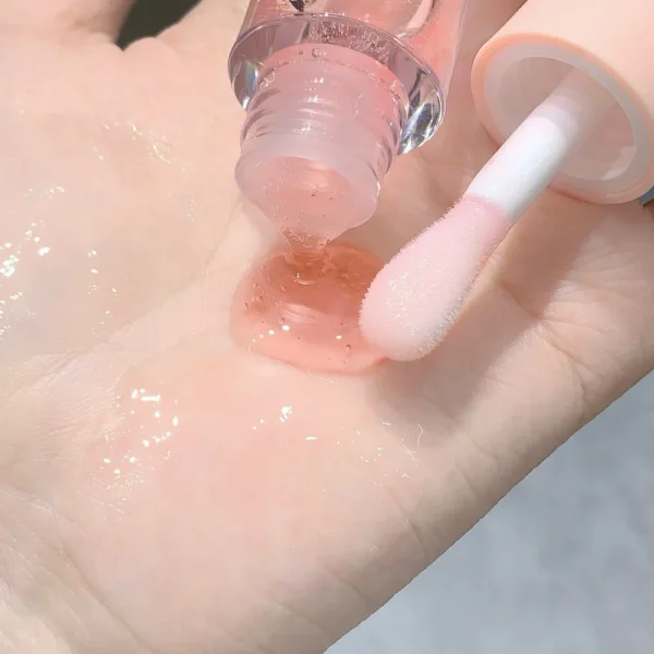 Water Light Lip Gloss Moisturizer Transparent Jelly Mirror Fruit Crystal Lip Oil Clear Hydrating Plumping Korean Lip Care Makeup - Image 5