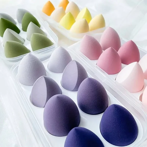 4/8pcs Makeup Sponge Blender Beauty Egg Cosmetic Puff Soft Foundation Sponges Powder Puff Women Make Up Accessories Beauty Tools - Image 2