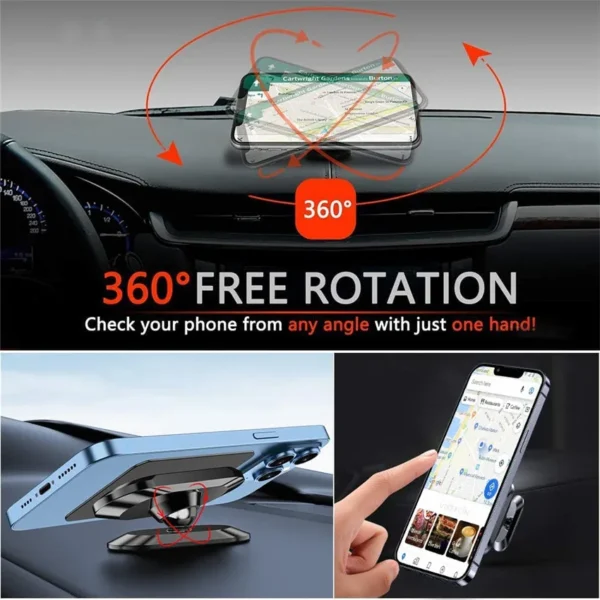 Magnetic Car Phone Holder Stand Mobile Cell Air Vent Magnet Mount GPS Support in Car For iPhone 15 14 13 X Xiaomi Samsung Huawei - Image 3