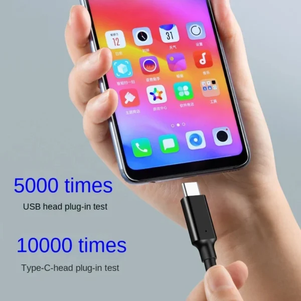 USB 3.2 10Gbps Type C Cable USB A to Type-C 3.2 Gen2 Cable Data Transfer USB C SSD Hard Disk Cable 3A 60W QC 3.0 Fast Charging - Image 2