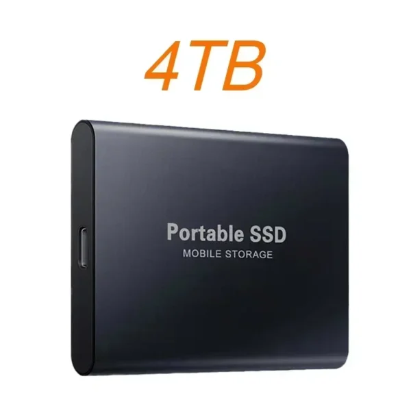 Portable SSD 1TB High Speed External Hard Drive USB 3.1 Type-C Interface Hard Disk 4TB Mass Solid State Drive for Laptop/PC/MAC - Image 3