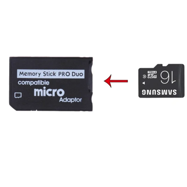 For Sony and PSP Series Micro SD SDHC TF to Memory Stick MS Pro Duo PSP Adapter - Image 2