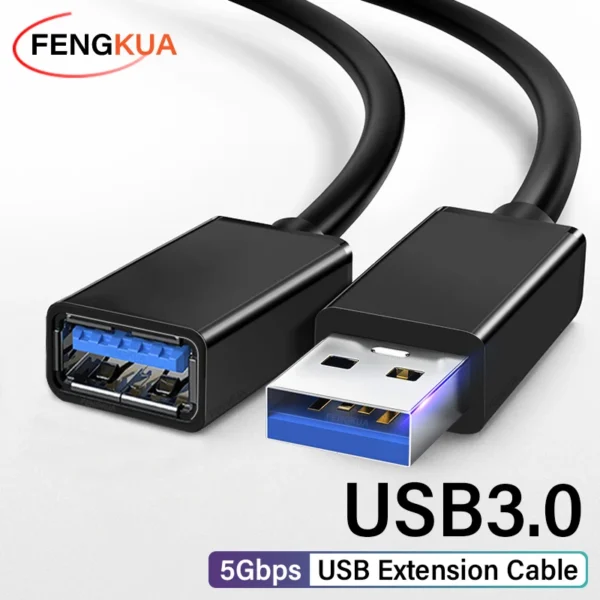 USB 3.0 Extension Cable Male to Female 5Gbps Data Cord USB3.0 Extender for PC PS3 Laptop to U Disk Smart TV USB Cable Extension - Image 6