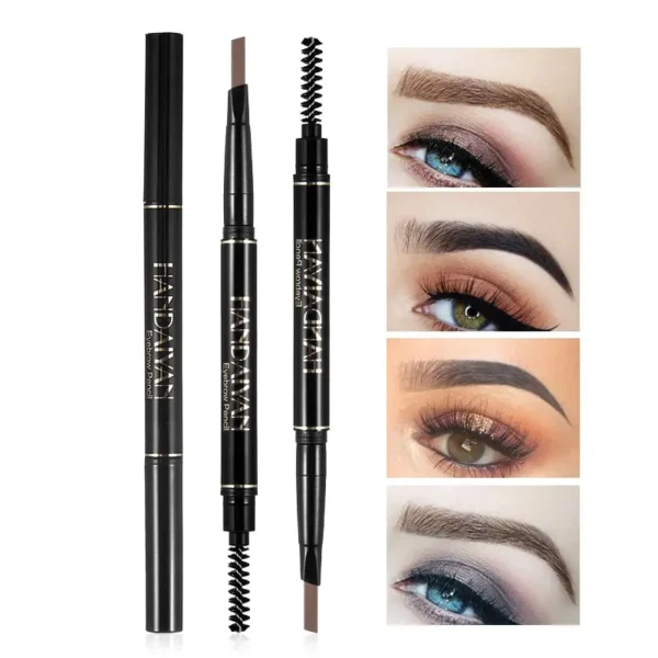 HANDAIYAN Eyebrow Pencil Automatic Rotating Double Head Long Lasting Natural Waterproof 5 Color Triangle Eyebrow Pen Make Up - Image 3