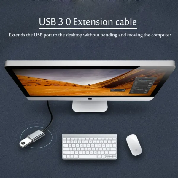 USB 3.0 / 2.0 Extension Cable Male to Female Extender Cable Fast Speed USB 3.0/2.0 Extended for laptop PC USB 3.0 Extension - Image 3