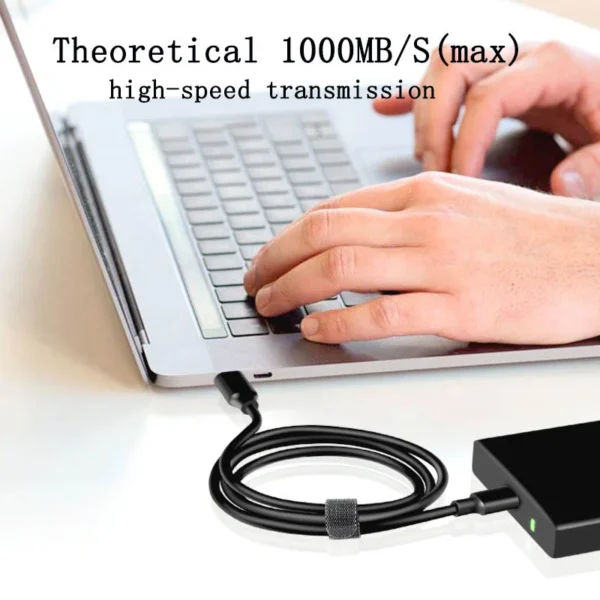 USB3.2 10Gbps Type C Cable USB A to Type-C 3.2 Gen2 Cable Data Transfer USB C SSD Hard Disk Cable 3A PD 60W QC 3.0 Fast Charging - Image 5