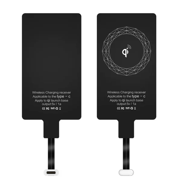 Wireless Charger Receiver Support Type C Micro USB Fast Wireless Charging Adapter For iPhone 5 6 7 Android phone Wireless Charge - Image 6