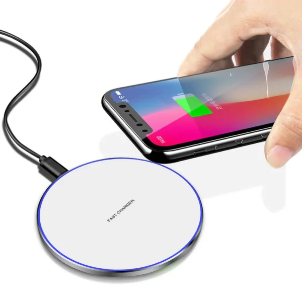 Qi Wireless Charger 5W/10W Phone Charger Wireless Fast Charging Dock Charger For Iphone Samsung Xiaomi Huawei - Image 3