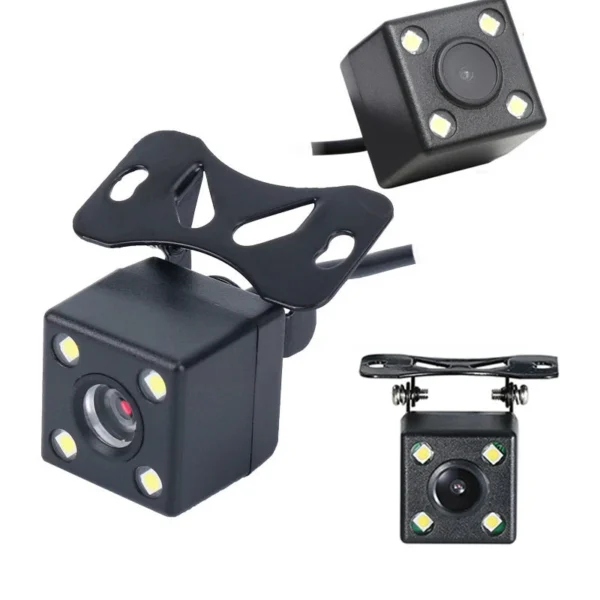 Wide Angle HD Car Rearview Camera Rear View Video Vehicle Camera Backup Reverse Camera 12 LED Night Vision Parking Camera - Image 4