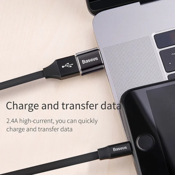 Baseus USB To Type C OTG Adapter USB USB-C Male To Micro USB Type-c Female Converter For Macbook Samsung S20 USBC OTG Connector - Image 6