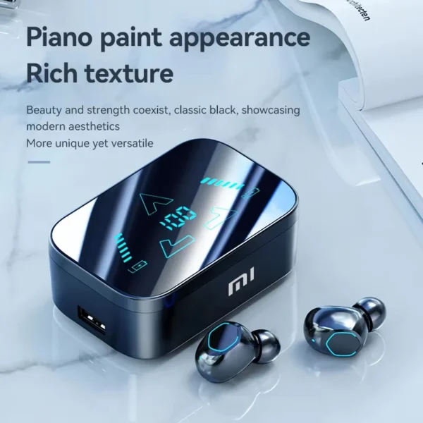 Xiaomi M48 True Wireless Bluetooth 5.3 Headset Noise Cancelling Earbud LED Digital Display Waterproof Sport Headsets With Mic - Image 3