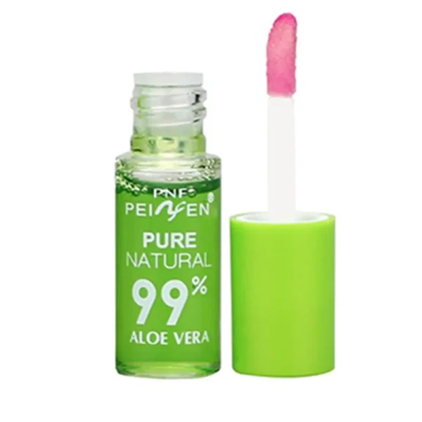 1PCS Moisturizing Natural Aloe Essence Lip Gloss Changable Color Portable Waterproof Long Lasting Nutritious Lips Care Lipstick - Image 2