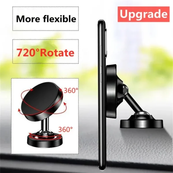 Magnetic Car Phone Holder Stand Dashboard Magnet Car Mount Smartphone Mobile Support In Car Bracket for iPhone Samsung Xiaomi - Image 2