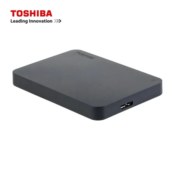 Toshiba A3 HDTB420XK3AA Canvio Basics 500GB 1TB Portable External Hard Drive USB 3.0, Black - Image 4