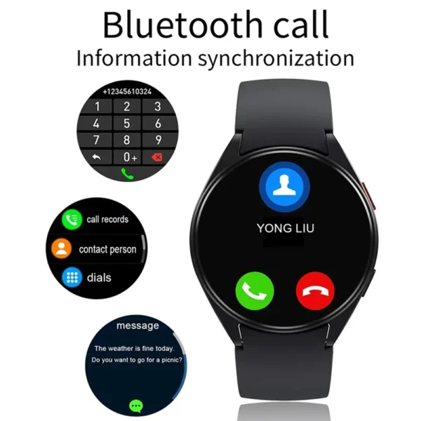 New Smart Watch 6 Men And Woman 1.44 Inch Screen Bluetooth Call Heart Rate Health Monitoring For Sunxing Wacthes 6 Pro Updates - Image 2