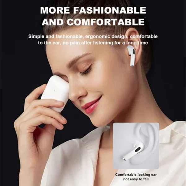 Pro4 True Wireless earphones Dual Ear In Ear headphones Ultra Long Standby Running Bass Sports earburds music headset with Mic - Image 2