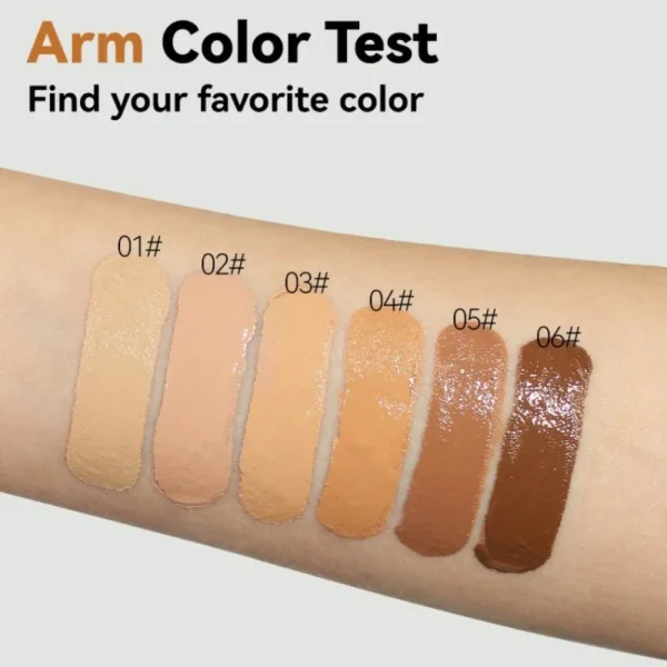 Face Foundation Cream Oil-Control Matte BBCream Waterproof Lasting Concealer Liquid Full Coverage Matte Base Professional Makeup - Image 3