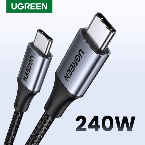 UGREEN 240W USB Type C Cable for iPhone 15 Samsung S23 Power Line PD3.1 for PS5 Nintendo Switch 5A Supercharge USB C PD Cable 5A