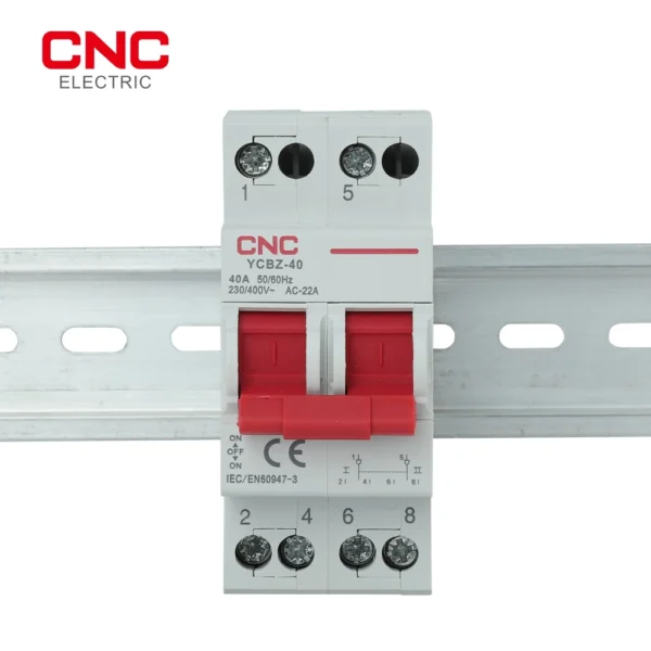 CNC 1/2/3/4P 40A/63A Changeover Switch 50/60Hz Disconnectors Switch Load and break the circuit Household residential safety - Image 3