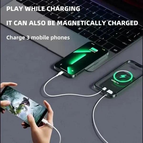 Xiaomi 100000mAh Magnetic Power Bank Wireless Fast Charger For Magsafe Portable Auxiliary Battery Pack For iphone Huawei Samsung - Image 6