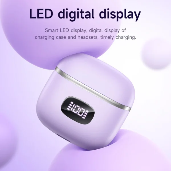 HOCO TWS Wireless Earphone Bluetooth 5.3 LED Display Charging Box Touch Control Music Earbuds Sports Headset for iphone 14 13 12 - Image 4